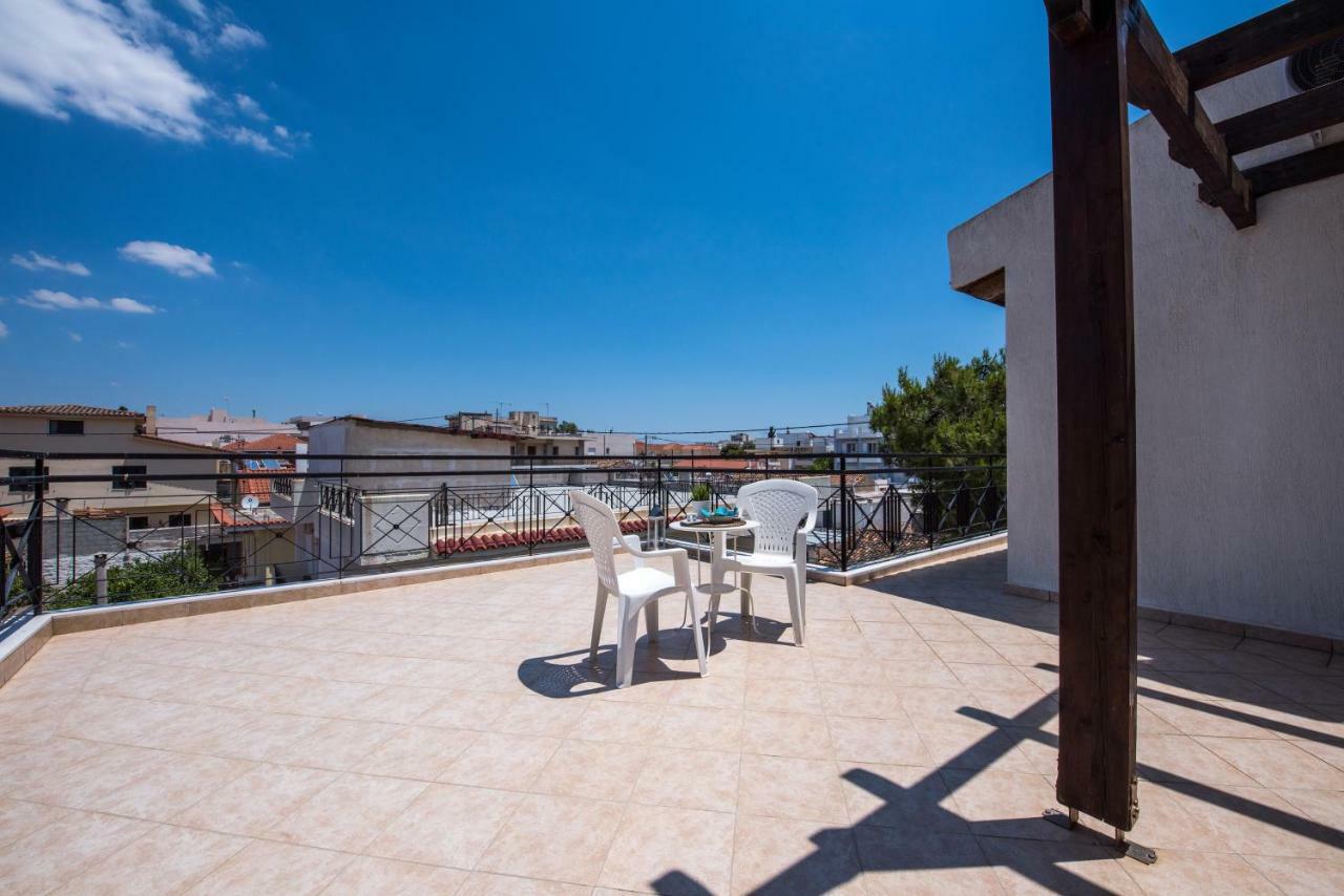 Top Floor Modern Studio In Central Koropi Appartement Buitenkant foto